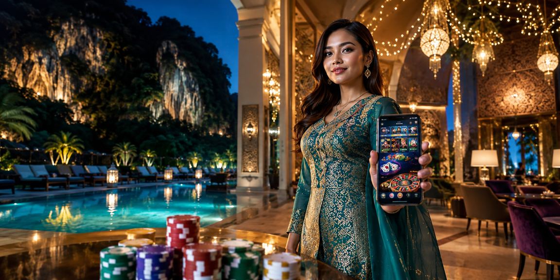Suasana pertaruhan meriah sempena musim perayaan di Ipoh Malaysia